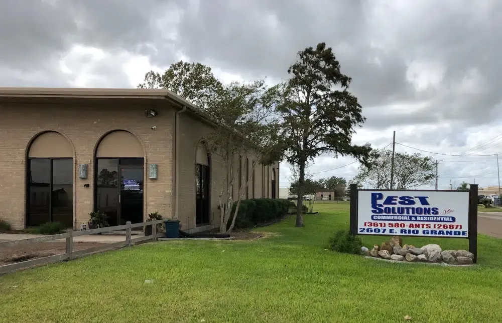 Pest control office building exterior